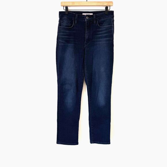 Joe's Jeans Dark Wash High Rise Straight Leg Stretch Denim Jeans Size 27 - Picture 2 of 7